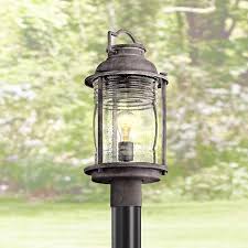 Area lights, bollard lights, explosion proof, led flood lights, hazloc fixtures, post top lights, roadway & street lights, sports lights, wall packs, outdoor sensors & controls, wall brackets, mounts and light poles. Kichler Ashland Bay 19 High Zinc Outdoor Post Light 8j731 Lamps Plus