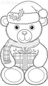 Color Christmas Coloring Book Teddy Bear Christmas Coloring Books Bear Coloring Pages Christmas Coloring Sheets