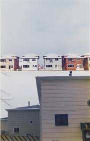 Houses are totally isolated within their bordered. Graham Dan Diptych Images From Homes For America Row Of New Tract Houses And Tow Of Tract House With Backyard Fence 1966 Mutualart