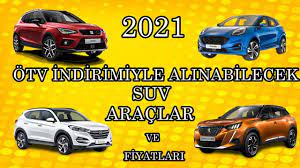 Ötv indirimi ile alınabilecek arabalar nelerdir, ötv muafiyeti 2021 yılı için ne kadar, engelli ötv indirimi nasıl hesaplanır, engelli raporuyla ötv. 2021 Otv Indirimli Suv Araclar Otv Siz Suv Arac Modelleri 2021 Otv Limiti Ekpss Youtube