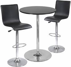 Maybe you would like to learn more about one of these? Spectrum 3pc Pub Table Set 28 Round Table With 2 L Shape Airlift Stools 93345 Winsome Wood Trading