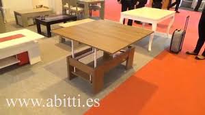Fabricada en chapa de roble (el acabado en nogal americano será fabricado en chapa de nogal americano). Mesa De Centro Convertible Elevable Y Extensible Como Funcionan Youtube
