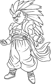 The fused form of goku and vegeta after performing the fusion dance properly. How To Draw Gotenks Step By Step Drawing Guide By Dawn Dragoart Com