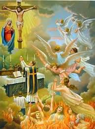 The celebration of holy mass is as valuable as the death of jesus on the cross. st. Pin On Catholic Goodies