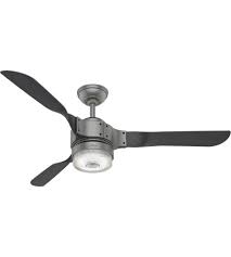 Our fans shall not disturb you in your daily routines, work or relaxation periods, therefore we focus on modern technology inside the devices. Hunter Fan 59381 Apache 54 Inch Matte Silver With Black Ash Blades Ceiling Fan