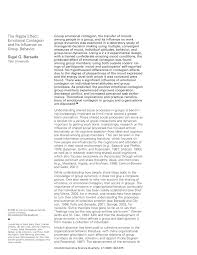 Ripple effect ( ripple effects plural ) if an event or action has a ripple effect, it causes several other events to happen one after the other. Pdf The Ripple Effect Emotional Contagion And Its Influence On Group Behavior