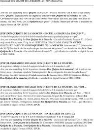 1947 — дон кихот из ламанчи / don quijote de la mancha (испания), режиссёр рафаэль хиль, дон кихот — рафаэль ривелле, санчо панса — хуан калво, сансон карраско — фернандо рей, антония — сара монтьель. Don Quijote De La Mancha I Pdf Pdf Free Download
