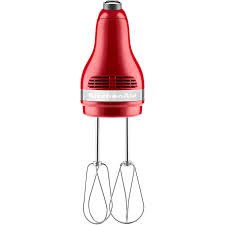 If you knead too long, the dough will start to climb up the c shaped dough hook. Kitchenaid 170 Watt 5 Speed Red Hand Mixer Fennell Gage Home Hardware