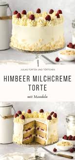 Milchcreme Mandel Torte Mit Himbeeren Und Mascarpone Rezept Kuchen Und Torten Rezepte Kuchen Und Torten Leckere Torten
