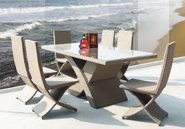 Chairs have a flexible seat that provides more comfortable seating. 8 Sets Of Beautiful Outdoor Dining Tables And Chairs With Very Good Price Anloc Furniture Manufacturer Co Ltd