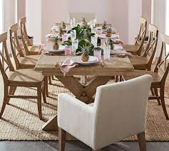 pottery barn toscana extending pedestal table, seadrift. Toscana Extending Dining Table Extendable Dining Table Pottery Barn Dining Room Farmhouse Table Chairs