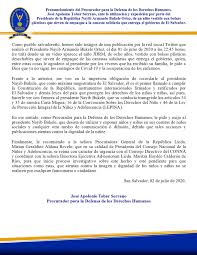 Aunque la violación de los derechos humanos son una. Procuraduria Para La Defensa De Los Derechos Humanos De El Salvador Facebook