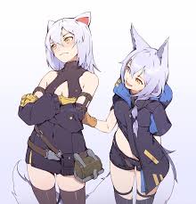 Did You Said You Want To Touch My Fluff Scavenger Arknights In 2020 Anime Art Girl Anime Furry Anime Neko