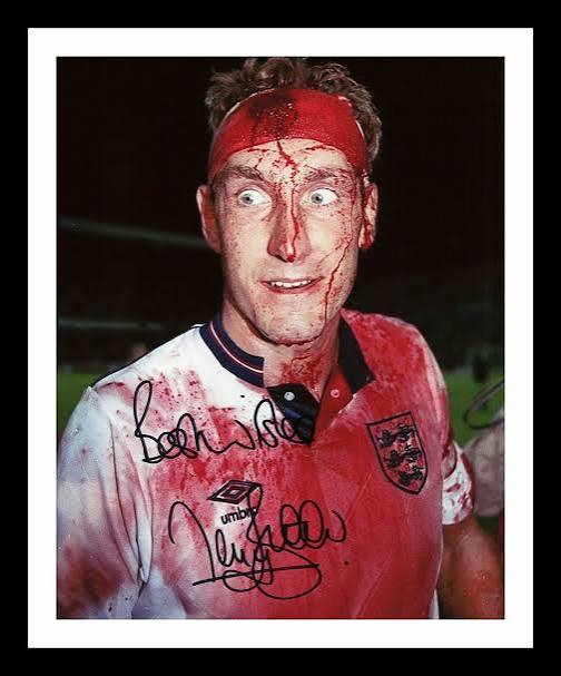 Terry Butcher - England Autographed Signed  Framed Photo