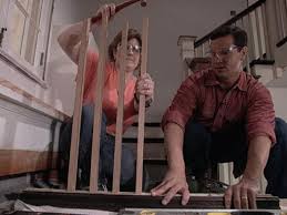 Newel post installation/installing the newel posts place the notched post in place and plumb it. How To Build Staircase Balusters And Newel Posts How Tos Diy