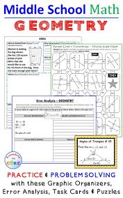Let S Make Geometry Fun Error Analysis Math 8th Grade Math Math