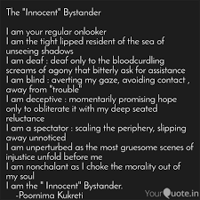 Clifton callaway, a professor and executive vice chair of emergency medicine at the university of pittsburgh. The Innocent Bystander Quotes Writings By Poornima Kukreti Yourquote