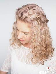 There's no excuse to wear your hair in a top knot or ponytail every day. Tips For Braiding Curly Hair Plus A Quick Tutorial Hair Romance Curly Hair Braids Hair Romance Curly Hair Styles
