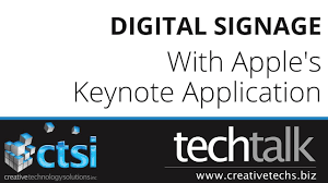 Powerpoint keynote remote powerpoint keynote remote is a free android and ios remote control on windows and mac remote controlling your powerpoint and keynote presentation has never been easier. Techtalk Digital Signage With Apple S Keynote Application Youtube