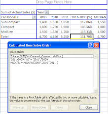 Any help would be greatly appreciated. Excel Pivot Tables Insert Calculated Fields Calculated Items Create Formulas