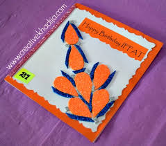 I started this card with 8.5″x11″ purple cardstock folded in half. Handmade Glitter Cards Making Ideas
