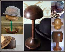 Two Views 1920s Millinery Stand For Hats From Etsy Com True Confession Vintage Hat Stands Are One Of My Favorit Hat Stands Hats Vintage Antique Hats