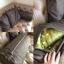 ハンドメイド クッションカバー 膝掛け収納 ひざ掛け収納クッション ブランケット収納 ブランケット収納クッション ブランケット 収納 膝掛け ひざ掛け