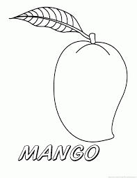 We have this nice mango fruit coloring page for you. Mango Coloring Pages Part 2 Coloring Home
