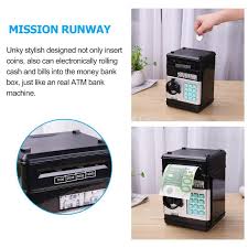 4.5 out of 5 stars 1,328. Automatic Piggy Bank Atm Password Money Box 2019 Lovely Electronic Cash Coin Saving Box Atm Bank Safe Box Deposit Banknote Toys Buy At The Price Of 3 27 In Aliexpress Com Imall Com