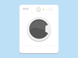Washing Machine Flat Icon Laundry Logo Washing Machine Laundry Washing Machine