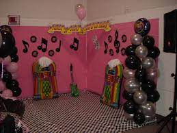There is so much about grease that makes it a fun movie to watch and a great theme to party to; Pin By Michelle Lehde On School Events 50s Theme Parties Sock Hop Party 50s Party Decorations