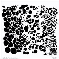 Stencil Cell Theory 6x6 Stencil Etsy Cell Theory Stencils Stencil Template