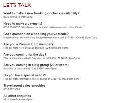 Butlins Customer Service Contact Number 0330 100 6648 Holidays
