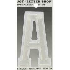 Sign up and start saving. White A 3 Embroidered Iron On Letter Hobby Lobby 21127