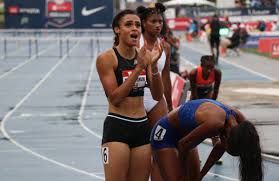 Maybe you would like to learn more about one of these? Flotrack Auf Twitter Sydney Mclaughlin Reacts To Dalilah Muhammad Breaking The World Record Gosydgo