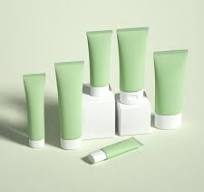 Coloured oval lotion hand cream squeezes soft lotion tubes