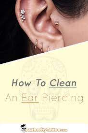 The Ultimate Guide To Cleaning Your New Ear Piercing Poor Cleaning Can Lead To Infection Other Problems S New Ear Piercing Cleaning Piercings Ear Piercings