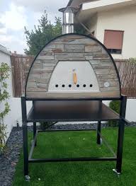Maximus Prime Arena Noir Avec Chariot Noir My Barbecue Four A Bois Feu De Bois Four A Pizza