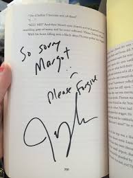 Death cure, the third installment of the maze runner trilogy, hero thomas embarks on a mission to find a cure for a deadly disease known as the flare. Margot On Twitter James Dashner Signed Page 250 Of My Death Cure Copy Https T Co G6l9ct8e25