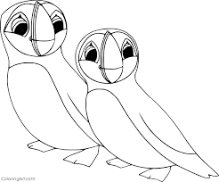 Silky the seal, otto the owl, may the rabbit and mossy the shrew, help them together with various questions. Mama And Papa From Puffin Rock Coloring Page Coloringall