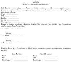 Dari kedua jenis surat ini mempunyai tujuan tersendiri dan tidak dapat digunakan di sembarang tempat. Contoh Berita Acara Pemeriksaan Dalam Peraturan Disiplin Pns Portal Ilmu Com Read More Learn More