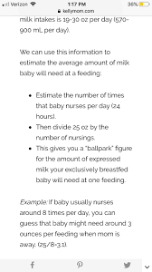 How Much Breastmilk In A Bottle February 2019 Babies