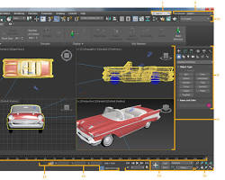 Imagem de 3ds Max 2025 interface