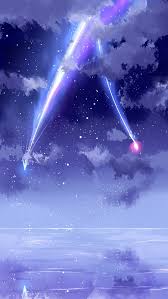 Kimi no na wa 4k uhd. Wallpaper Your Name Beautiful Sky Meteor Anime 3840x2160 Uhd 4k Picture Image
