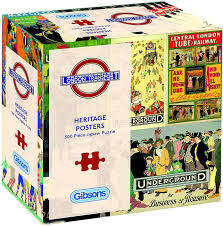Jigsaw puzzle measures 49x33.5cm when complete. Gibsons Transport For London Heritage Posters Jigsaw Puzzle In Gift Bo Pdk