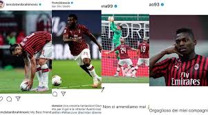 Andrea conti, simon kjaer, alessio romagnoli (c), davide calabria; Milan Festa Sui Social Dopo Il 4 2 Alla Juve Non Ci Arrendiamo Mai