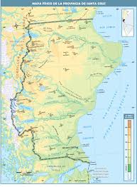 Monseñor fagnano 54, río gallegos. Mapa Fisico De La Provincia De Santa Cruz Argentina Gifex