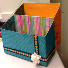 Large boxes work well for books, small ones for supplies. Diy Mail Organizer From Cereal Box All I Do