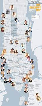 Here S A Map To All Of New York City S Celebrity Abodes New York Travel Travel Infographic Nyc Trip