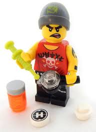 New Lego Male Drug Addict Minifig Junkie Figure Minifigure Toy Girl Woman Lego Minifigure Lego Building Toys Legos